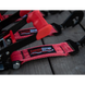 AFX Motorsports | 2In x 8Ft Ratchet Tie Down w/ Twisted Snap Hooks & Axle Strap Combo -BLACK