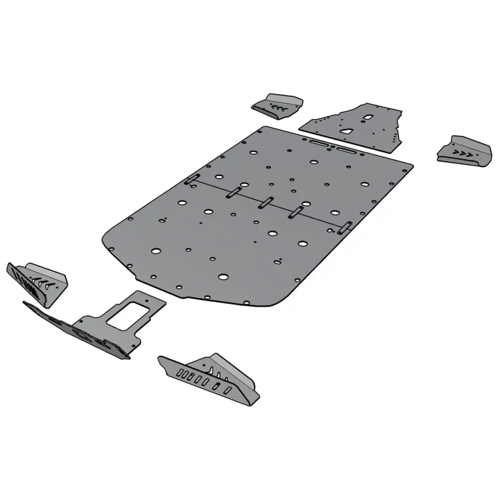 AFX Motorsports | - Aluminum Skid Plate Polaris Ranger Crew XP 1000 Full-Size 2019-2022