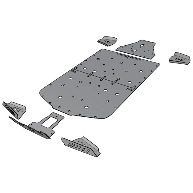 AFX Motorsports | - Aluminum Skid Plate Polaris Ranger Crew XP 1000 Full-Size 2019-2022