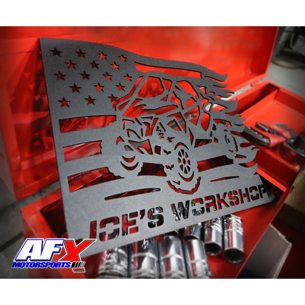 AFX Motorsports | Customized Metal Sign