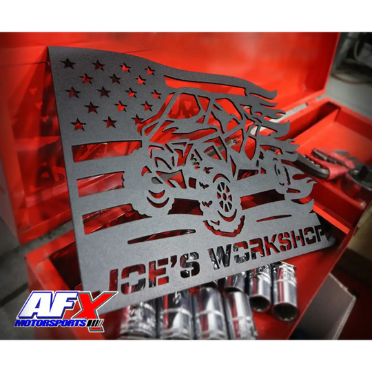 AFX Motorsports | Customized Metal Sign