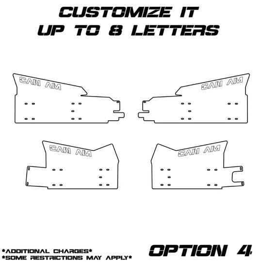 AFX Motorsports | - Customized Rock Slider Can Am Maverick 1000 4 Seater