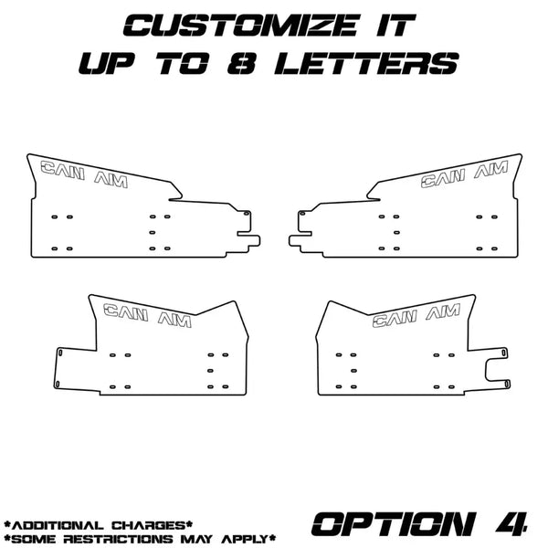 AFX Motorsports | - Customized Rock Slider Can Am Maverick 1000 4 Seater