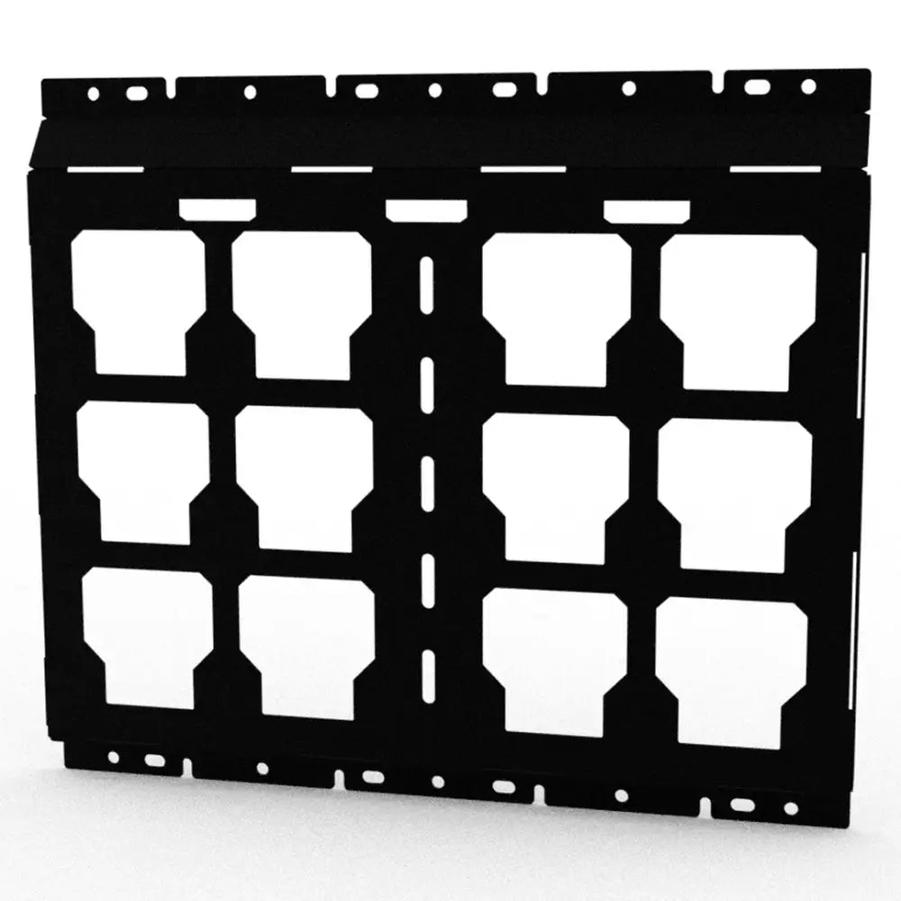 Placa Base En Racks Placa Metálica para Sistemas de Cajas | Accesorio Cargo Rack UTV