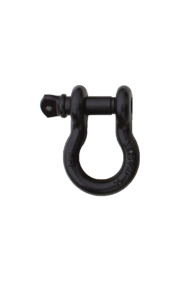 Rampage 1955-2019 Universal Recovery D Ring 7/8in Black - Black - Tow Hooks