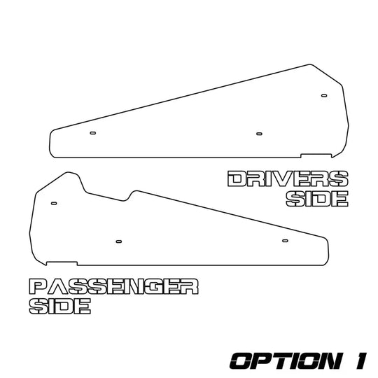 RaceX | Estribos Reforzados Polaris RZR XP 1000 2 Asientos 2015-2022