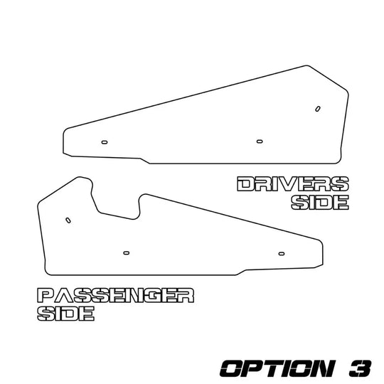 RaceX | Estribos Reforzados Polaris RZR XP 900 2015-2018 2 Asientos