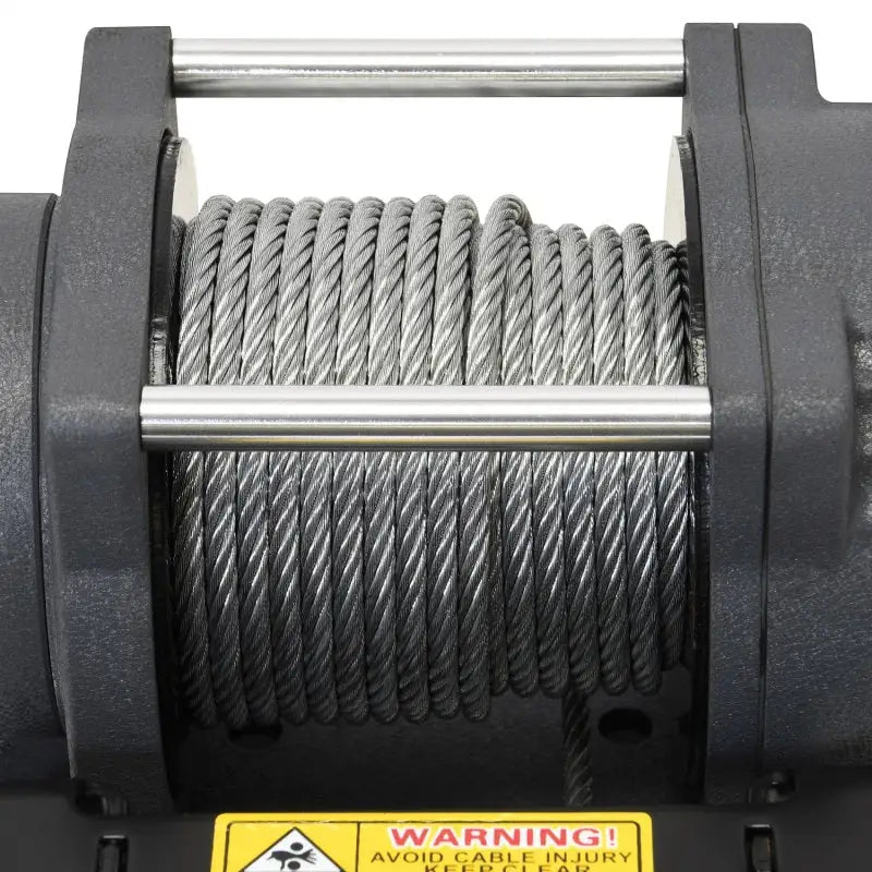 AFX Motorsports | Superwinch 2500 LBS 12V DC 3/16in x 40ft Steel Rope Terra 2500 Winch - Gray Wrinkle